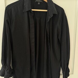 Banana Republic Petite Black Blouse